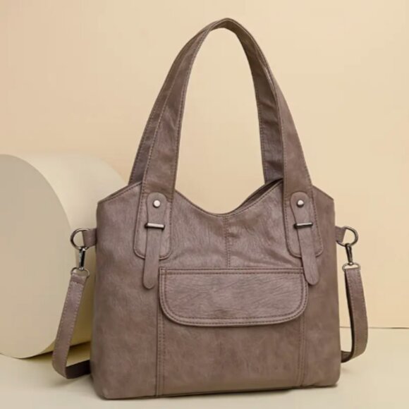 Khaki Large Capacity Crossbody Shoulder Bag NEW - Picture 10 of 10